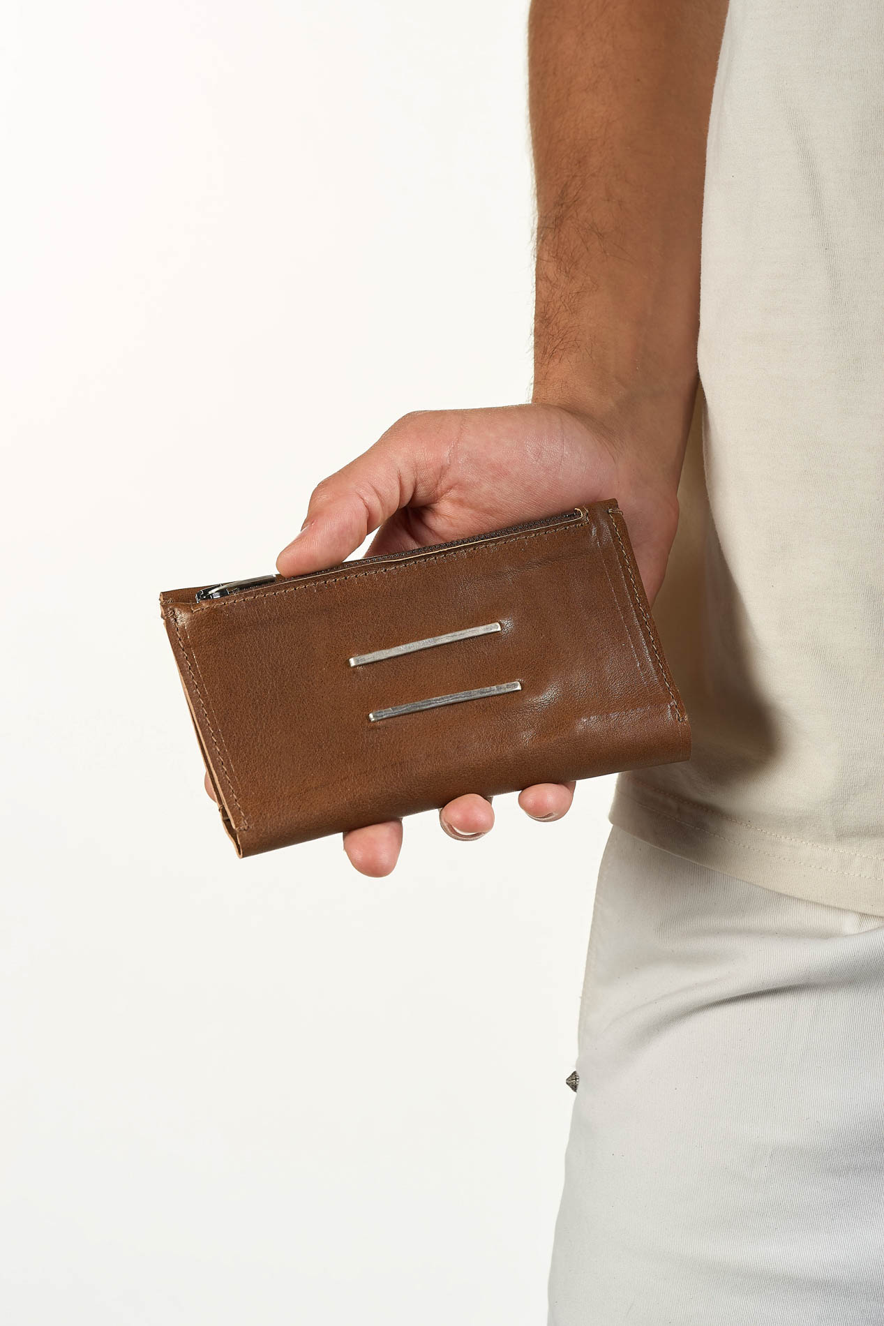 daniele basta leather and silver bags - WEARING